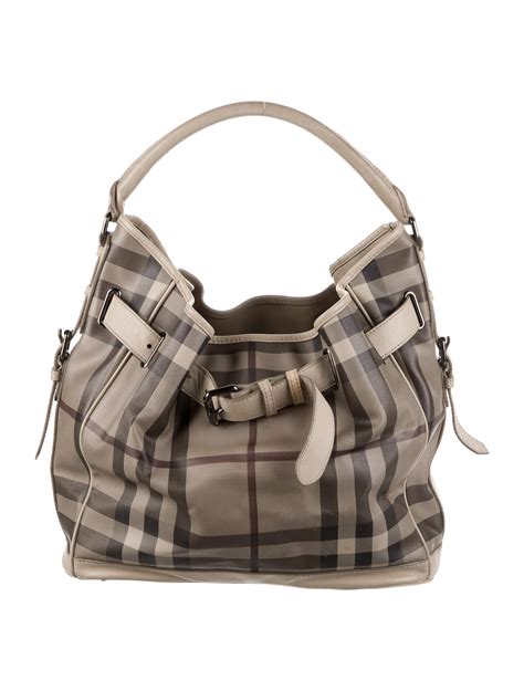 burberry leather hobo|Burberry hobo handbags.